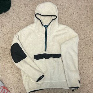 PacSun Cream and Black Ski Jacket